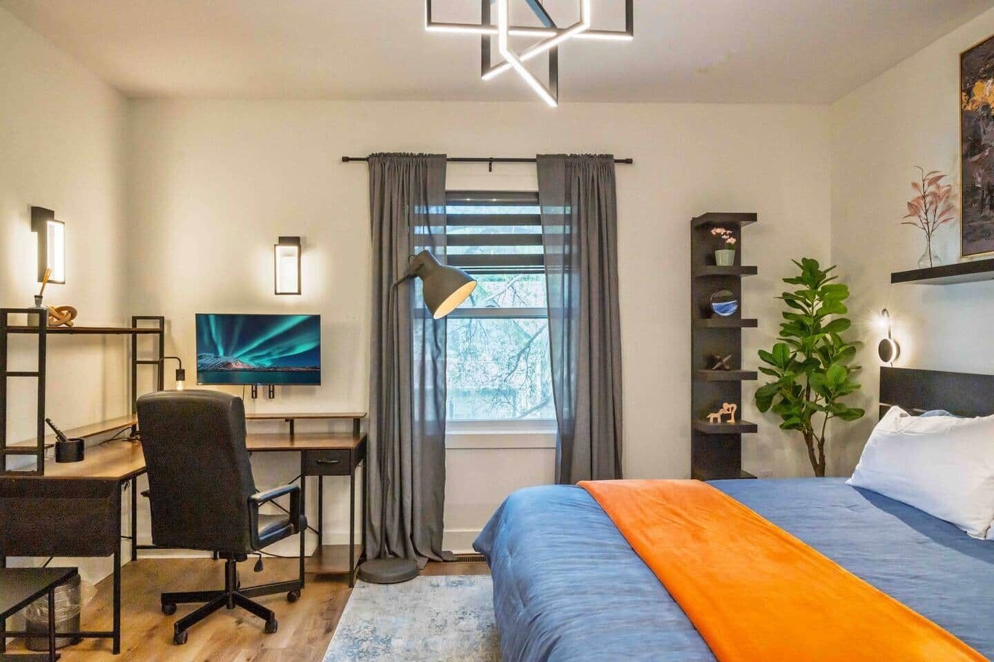 4 chambres, bureau, fer et planche à repasser, Wi-Fi gratuit