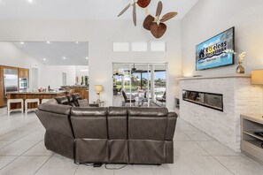 Interior - Riverfront Luxury with Heated Pool, Spa & Private Dock – Sunny Shores Escape (Cape Coral)