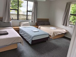 Free WiFi, bed sheets