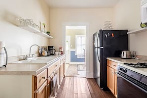 Microwave, oven, stovetop