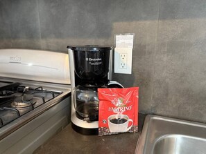 Coffee and/or coffee maker