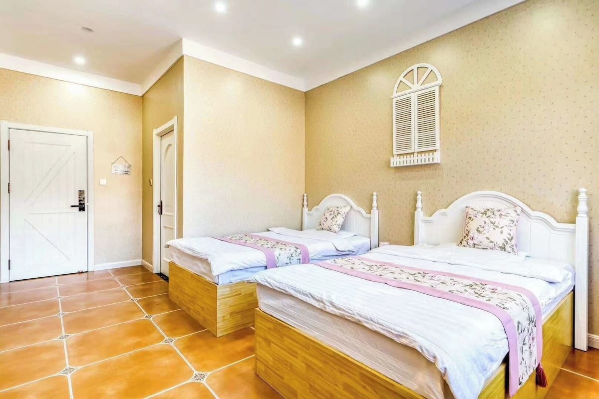 Luxury-Zweibettzimmer | Individuell dekoriert, individuell eingerichtet, Verdunkelungsvorhänge