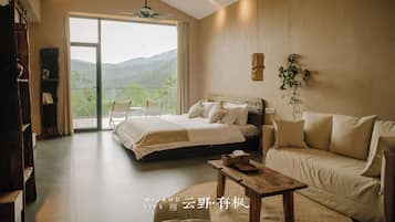 Classic Double Room, Patio, Mountain View | Premium bedding, minibar, desk, laptop workspace