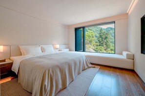 Comfort-Doppelzimmer, Hügelblick | Blick auf die Berge