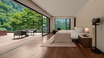 高級雙人房, 山景 | 高級寢具、羽絨被、迷你吧、獨特設計