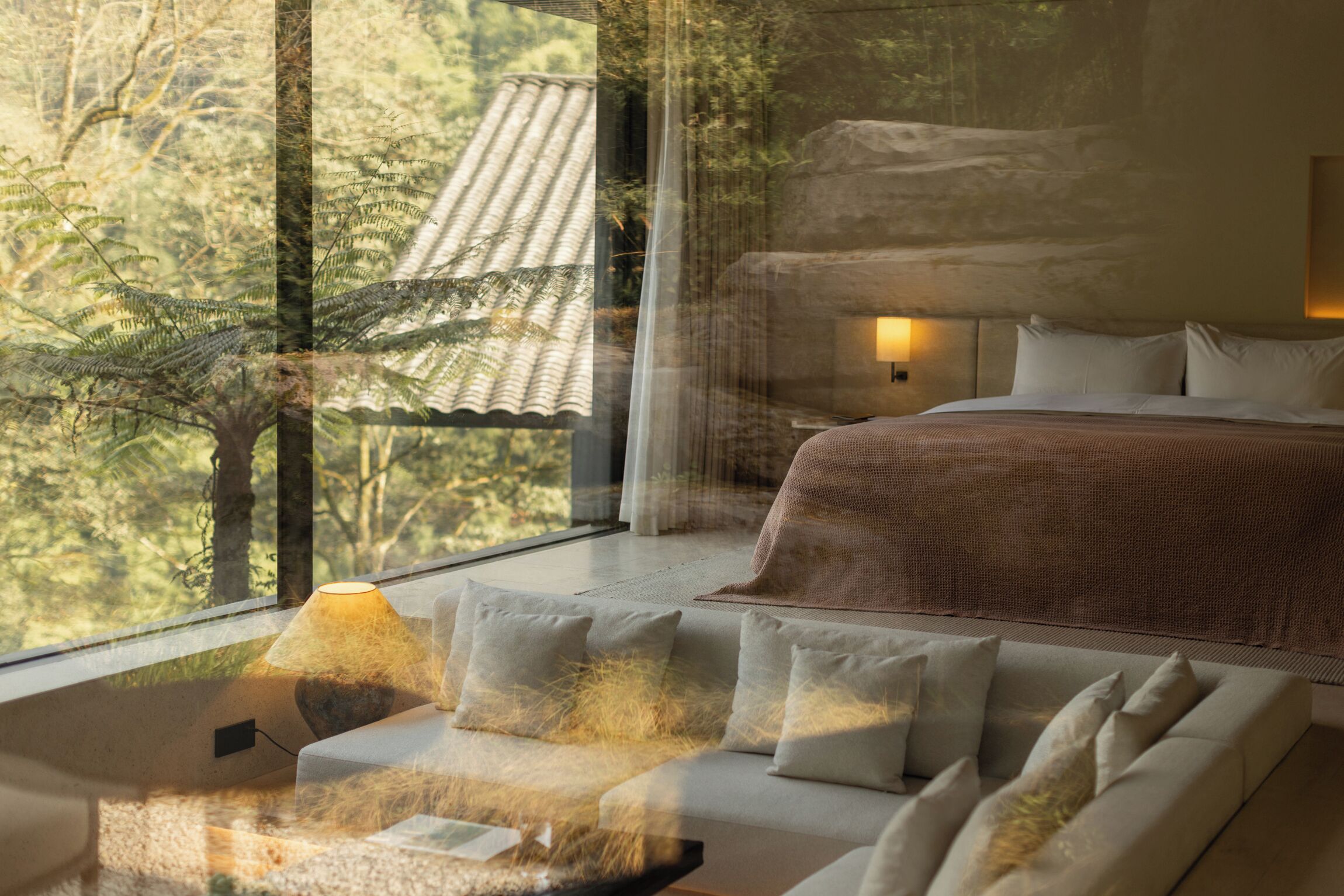 Suite Premier, vista a la colina | Ropa de cama de alta calidad, edredón y minibar 