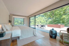 Superior-Doppelzimmer, Hügelblick | Hochwertige Bettwaren, Daunenbettdecken, Minibar, individuell dekoriert