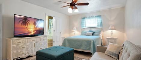 2 bedrooms, iron/ironing board, free WiFi, bed sheets