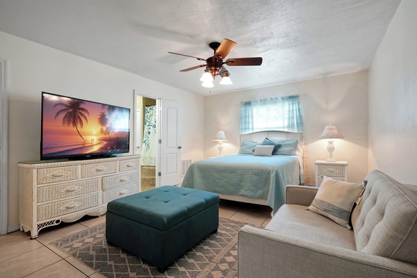2 bedrooms, iron/ironing board, WiFi (free), bed sheets