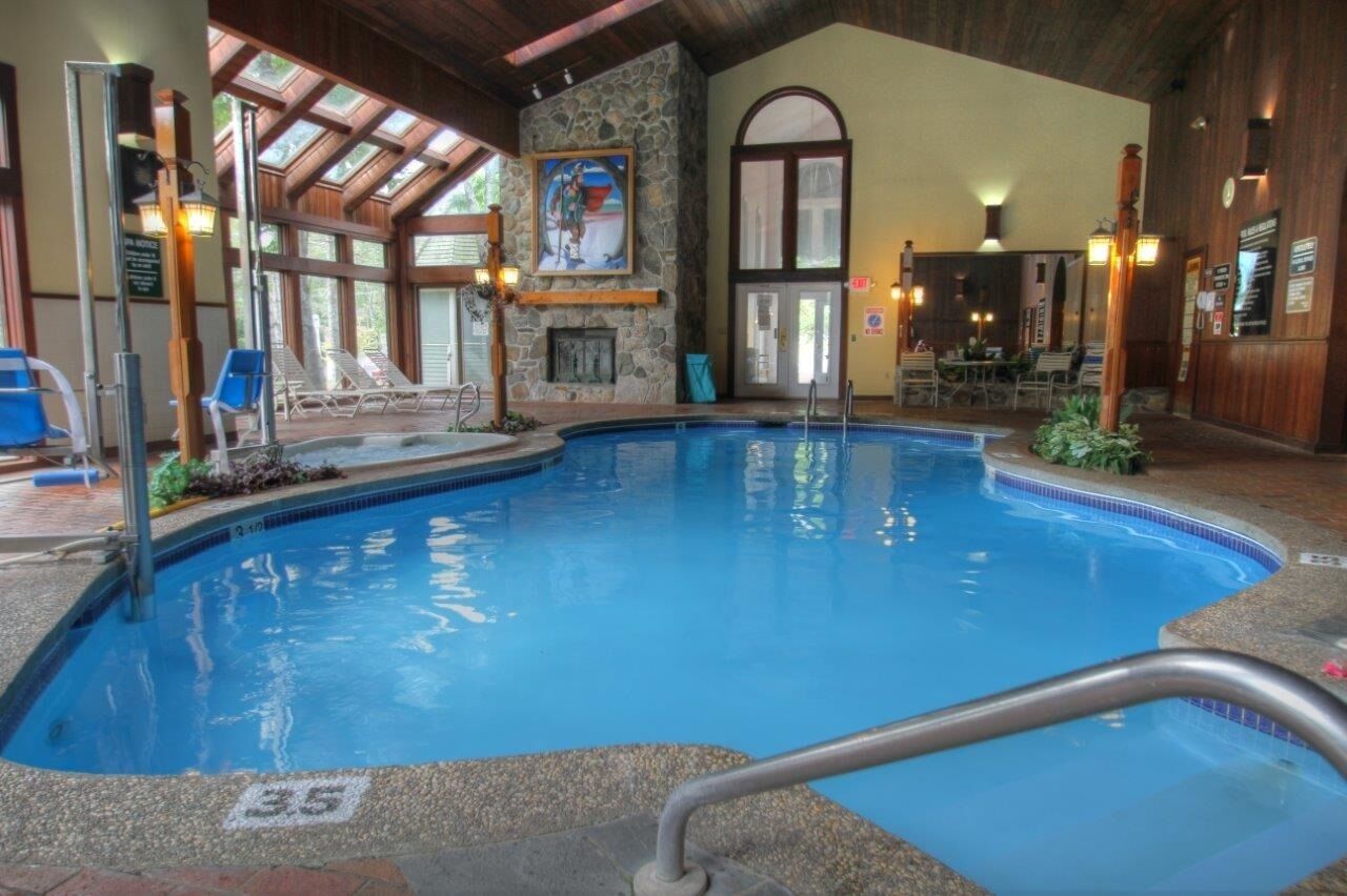 Indoor pool, outdoor pool