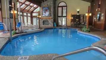 Indoor pool, outdoor pool