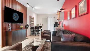 Smart TV, books, offices