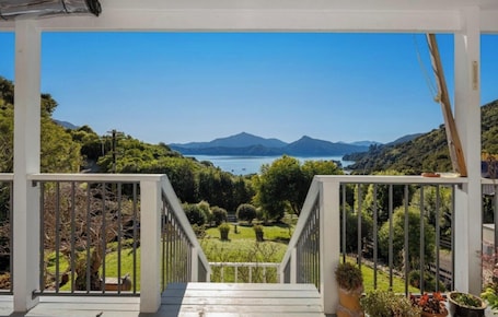 Property grounds. Coastal Retreat on Moetapu Bay Road – Marlborough Sounds Paradise