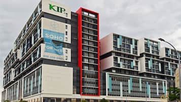 Fassade der Unterkunft