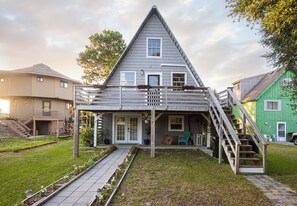 Exterior - The A-Frame. Canal front home in Colington Habour (Kill Devil Hills)