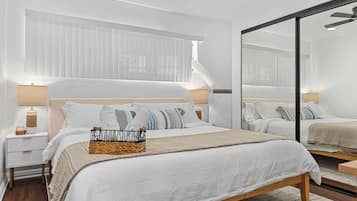 2 slaapkamers, een strijkplank/strijkijzer, wifi, beddengoed