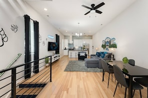 TV - Unique Uptown Charlotte Oasis | Walk to BOA, Convention Center, & Uptown Attractions | Pet Friendly! (Charlotte)