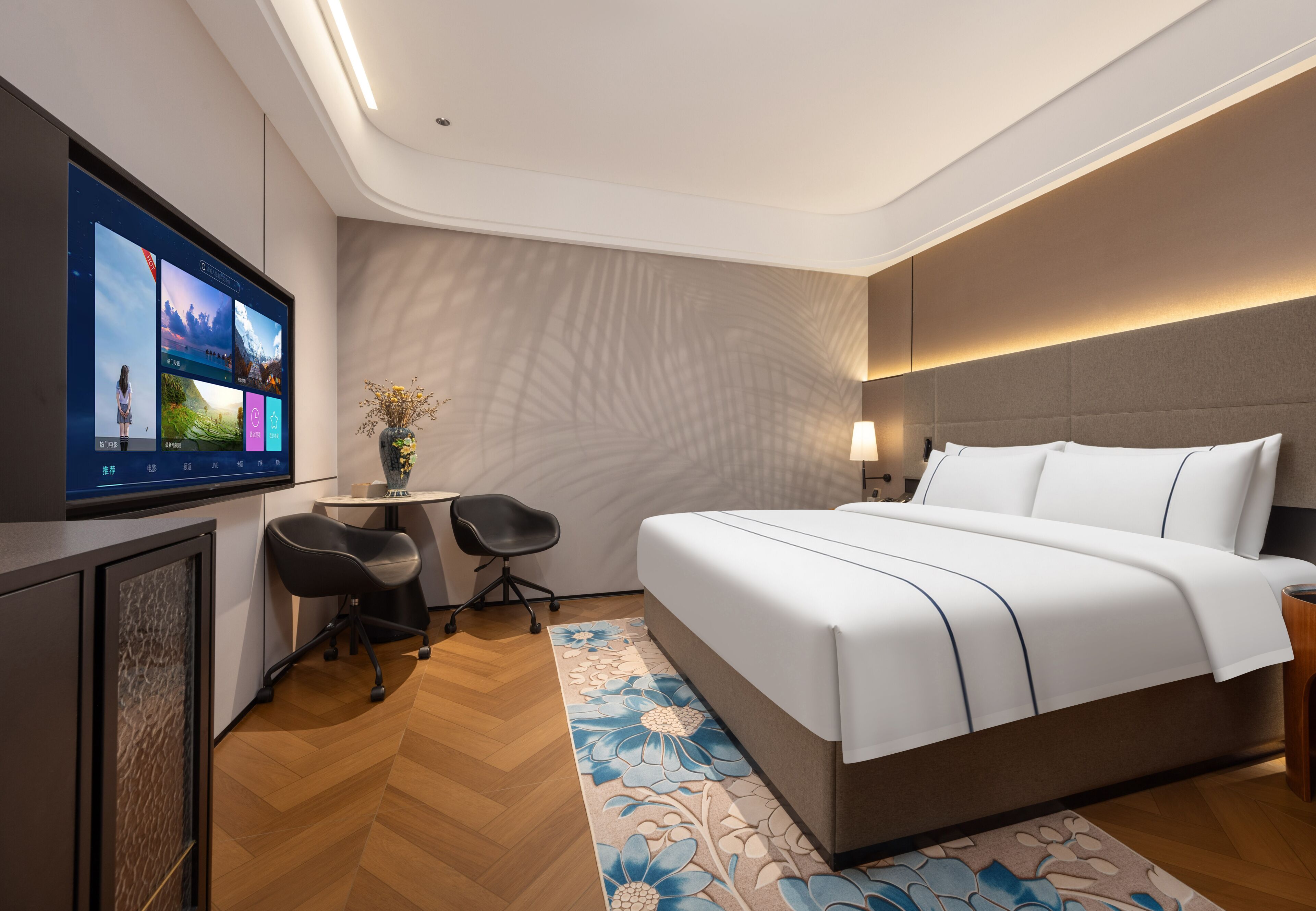 Signature tweepersoonskamer, voor 1 persoon | Lakens van Egyptisch katoen, luxe beddengoed, Select Comfort-bedden