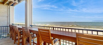 Beachfront wedding/event venue duplex with private pools, elevators, and suites