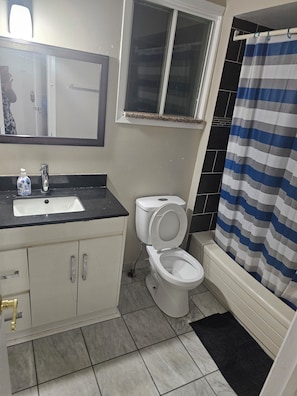 Towels, soap, toilet paper