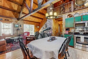 Interior - Charming riverfront home with cozy interiors, dock, and scenic deck views (Westport Island)