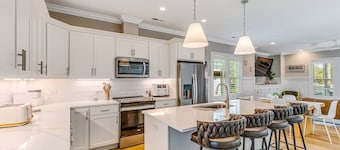 New Elevated Home | Pool | 6-Seater Golf Cart, Free Activities Included!