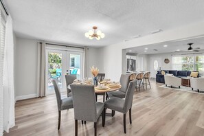 Dining - Private Pool, Gas Grill, Outdoor Space, Parking, Short Drive to Beach! ~ Melba's Backyard Retreat (Largo)