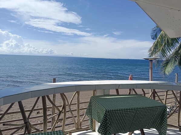 Deluxe Villa, Balcony, Beach View | Beach/ocean view