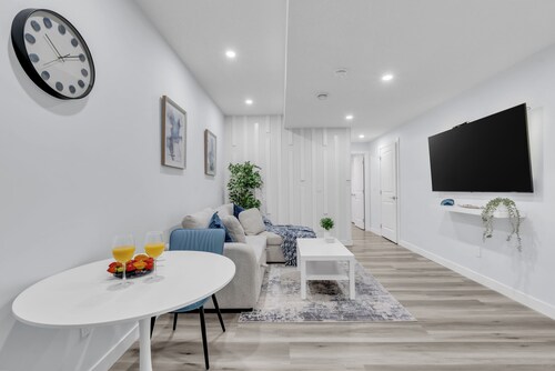 Cozy Basement Hideaway in Cornerstone – 10 Minutes from Calgary Airport