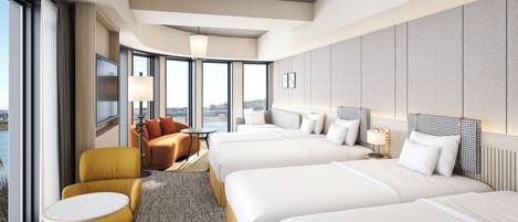 Chambre, non-fumeur, vue sur le fleuve | Coffre-fort, accĂšs au Wi-Fi (inclus)