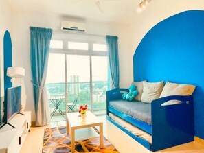 Basic Apartment, Non Smoking, City View | Living area - Twin Galaxy (Johor Bahru)
