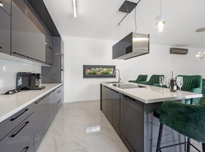 Villa (Villa With Private Pool) | Private kitchen | Fridge