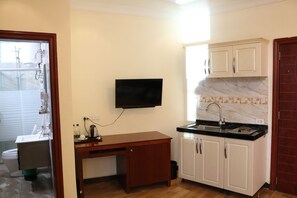 Estudio Deluxe, vista a la ciudad | Cocina privada