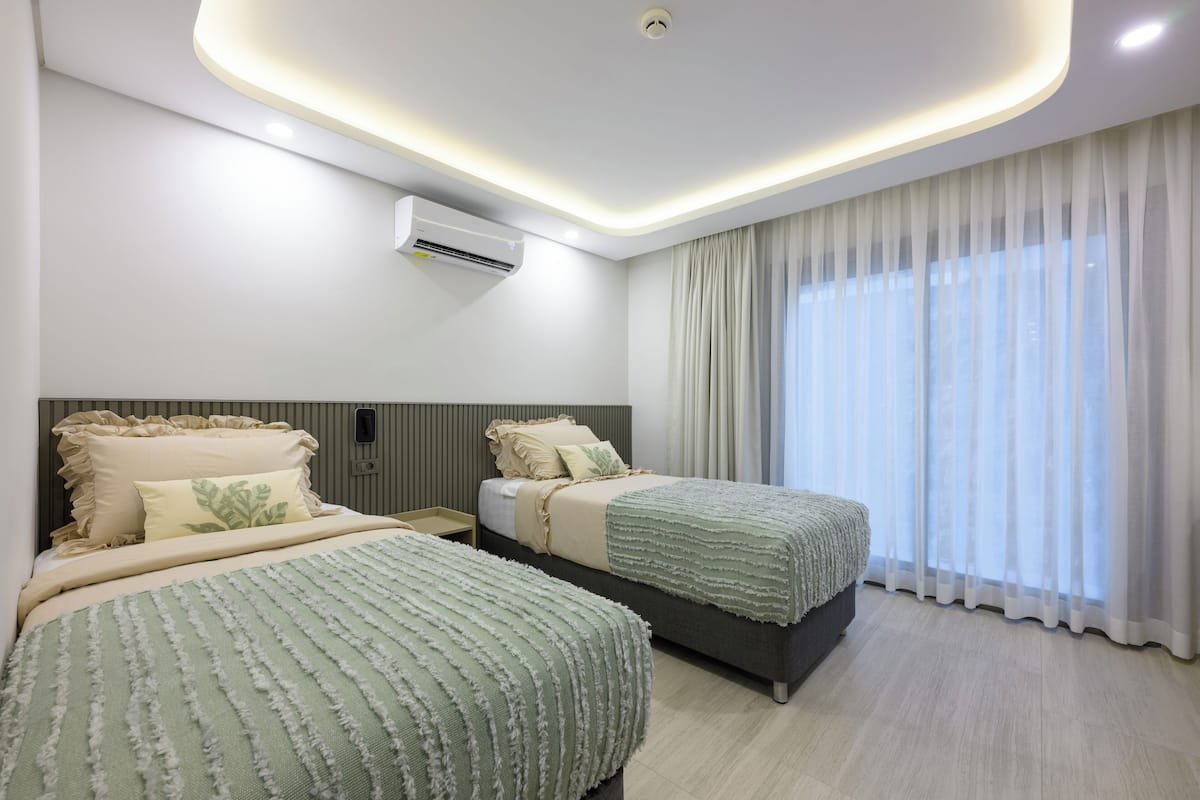 Biancheria da letto di alta qualità, minibar, una cassaforte in camera