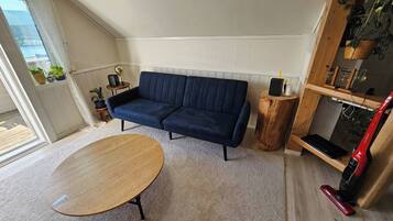 Shared Dormitory, 1 Bedroom, Smoking, Balcony | Living room | Books