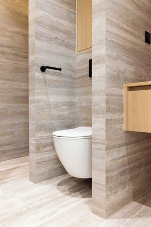 公寓 | 浴室 | 吹風機、毛巾、洗髮精