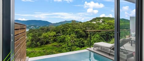 Luxury Villa, 1 King Bed with Sofa bed, Private Pool, Sea View | Private pool