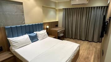 Premium bedding, free WiFi, bed sheets