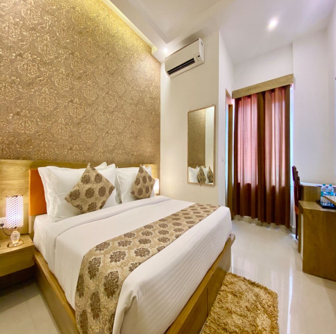 Premium bedding, free WiFi, bed sheets