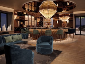 2 bars-salons, bar à cocktail