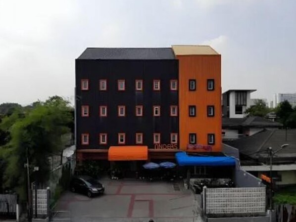 Overnatningsstedets facade