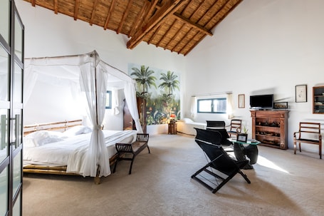 1 dormitorio, wifi, ropa de cama. Casa de huéspedes 'Le Palmier Exotique' en Bazas con piscina compartida, terraza y Wi-Fi