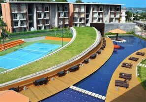 Sport court - One Grand Bedroom, pool views (Chang Wat Surat Thani)
