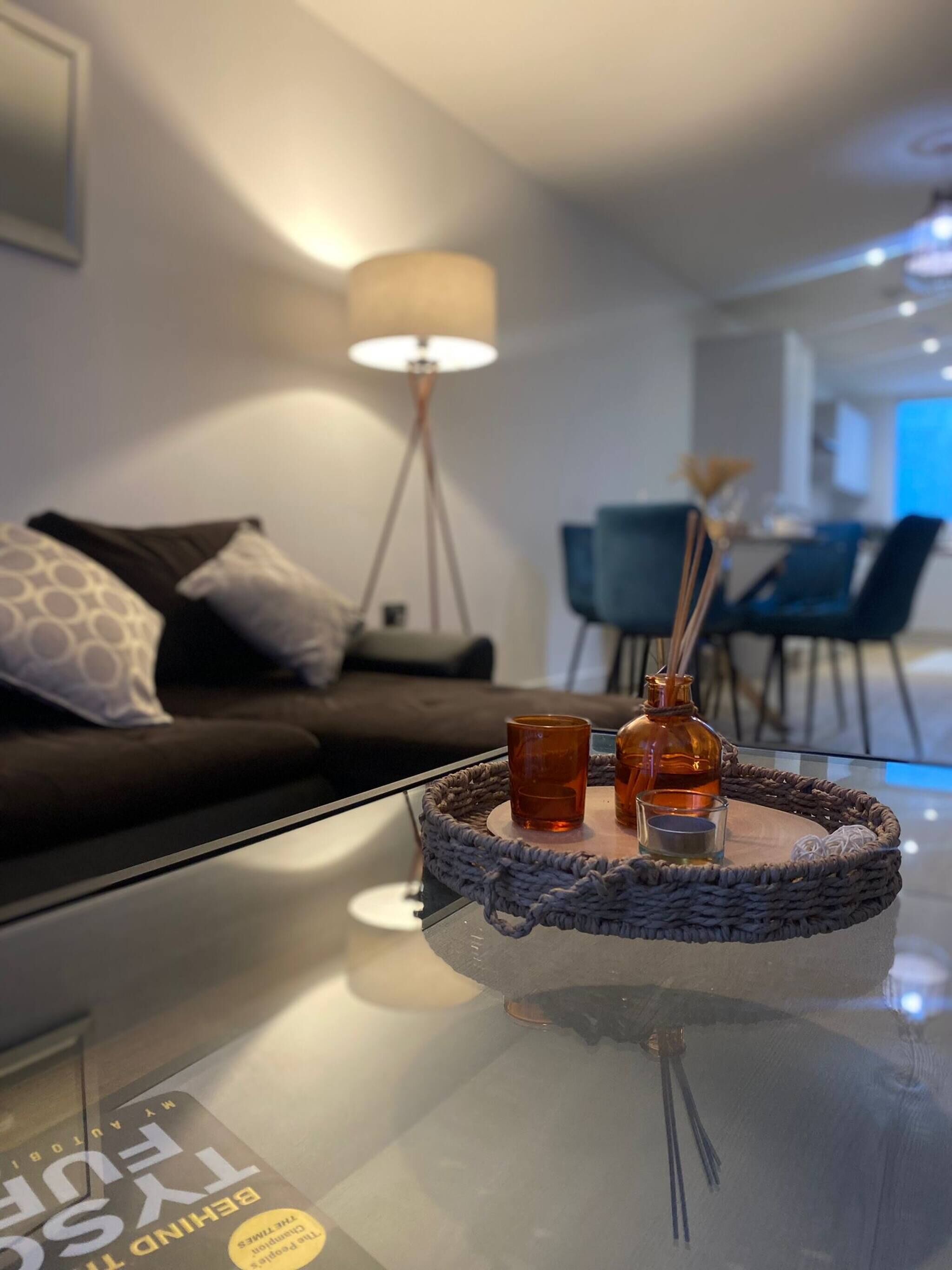 Apartment, 1 Bedroom, City View | Living room | Books