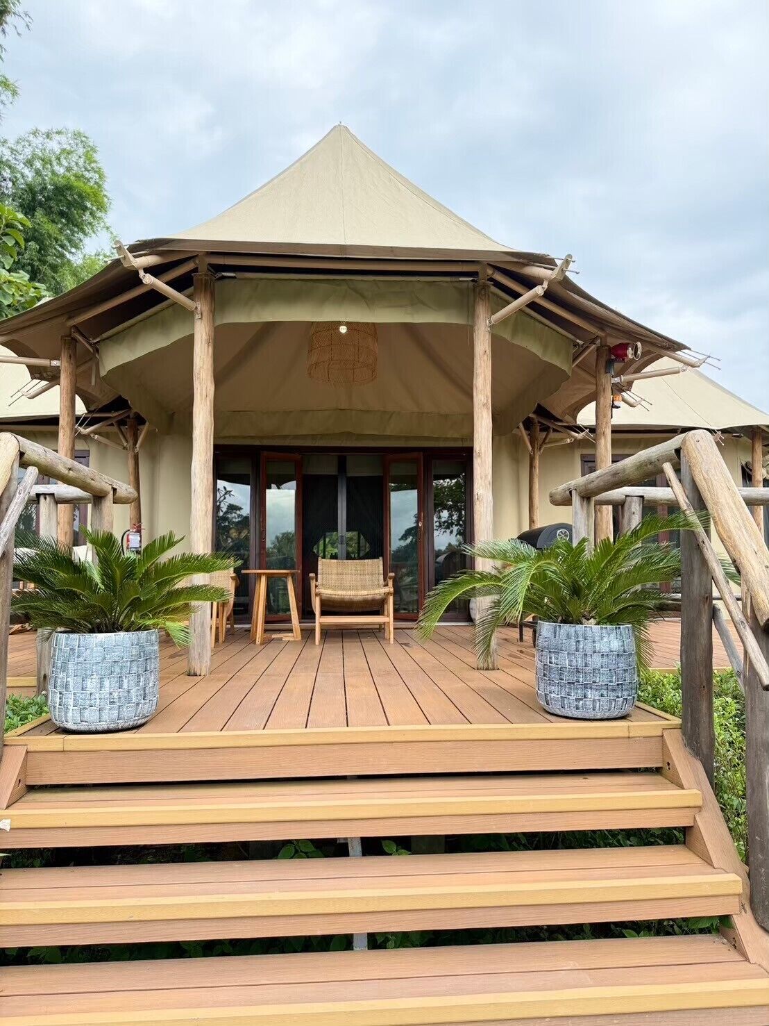 วิลล่า, 2 ห้องนอน (Serenity, Tented) | ระเบียง