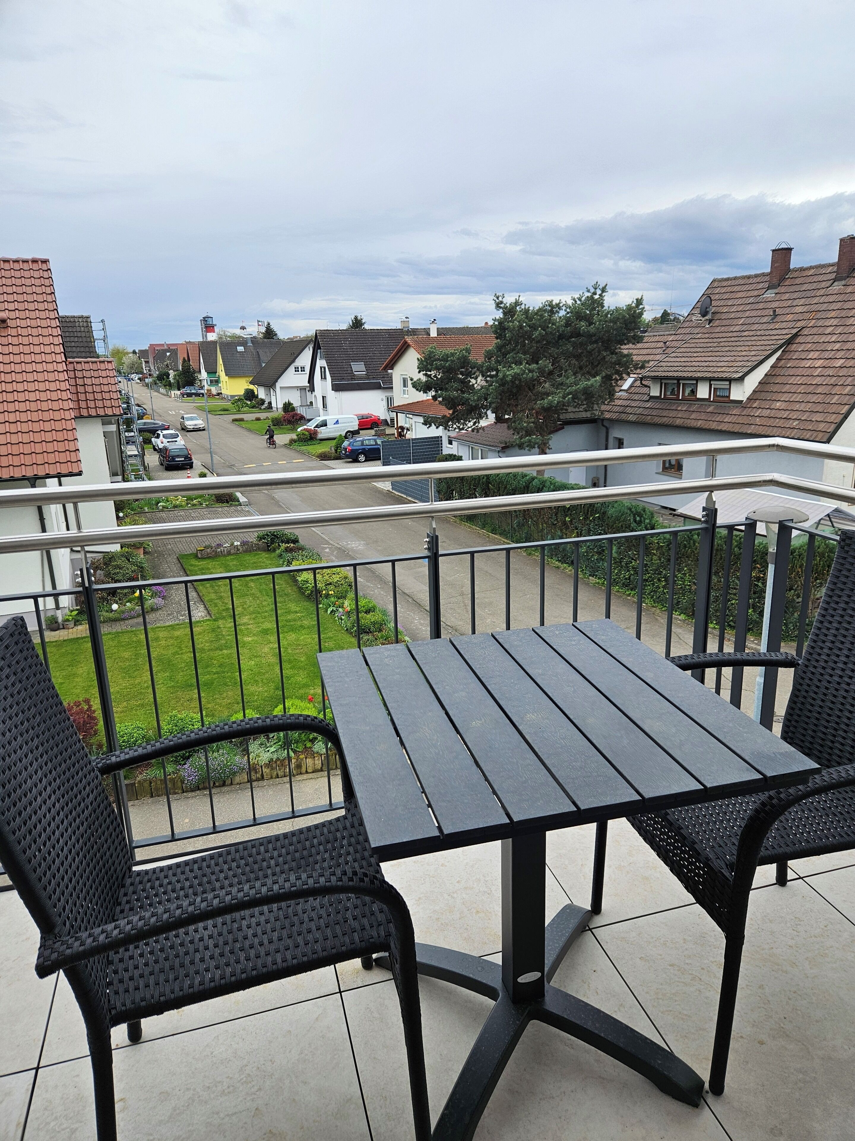 Blick vom Balkon