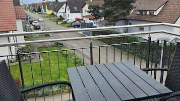 Blick vom Balkon
