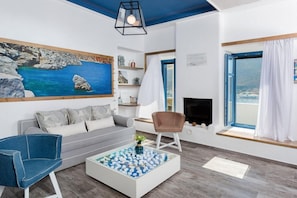 Apartment, Nichtraucher, Buchtblick | Wohnbereich