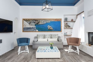 Appartement, vue mer | Salle de séjour