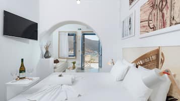 Estudio, vistas al mar | Caja fuerte, cortinas opacas, sistema de insonorización y wifi gratis